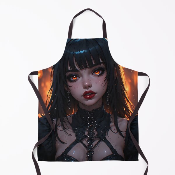 Item preview, Hot Halloween Anime Babe Goth Mommy Waifu Woman designed and sold by Your New Fixation.
