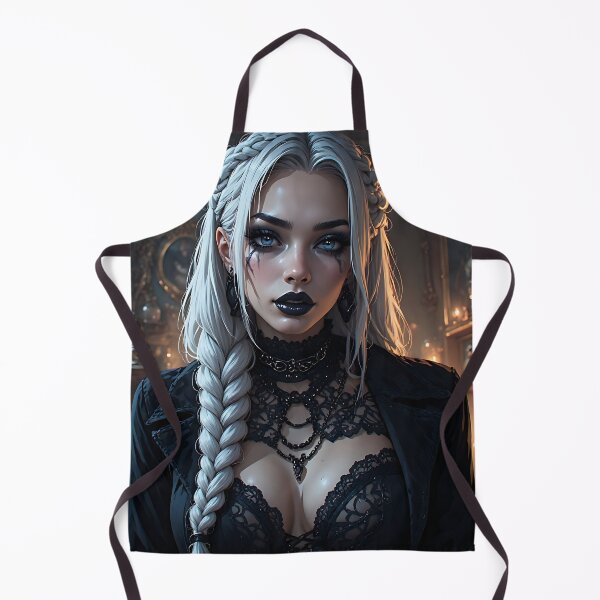 Item preview, Hot Halloween Anime Babe Goth Mommy Waifu Woman designed and sold by Your New Fixation.