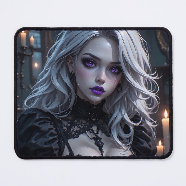 Item preview, Hot Halloween Anime Babe Goth Mommy Waifu Woman designed and sold by Your New Fixation.