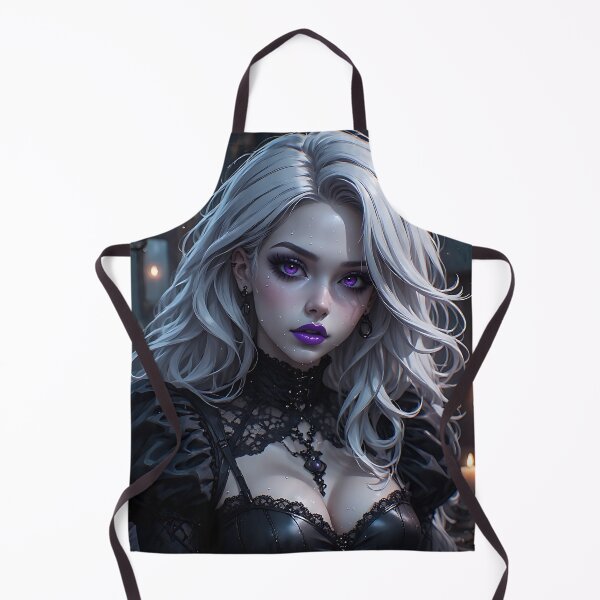 Item preview, Hot Halloween Anime Babe Goth Mommy Waifu Woman designed and sold by Your New Fixation.