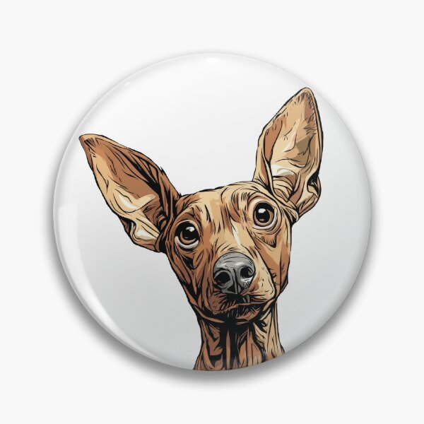 Item preview, Red Miniature Pinscher Dog Illustration designed and sold by whyitsme.