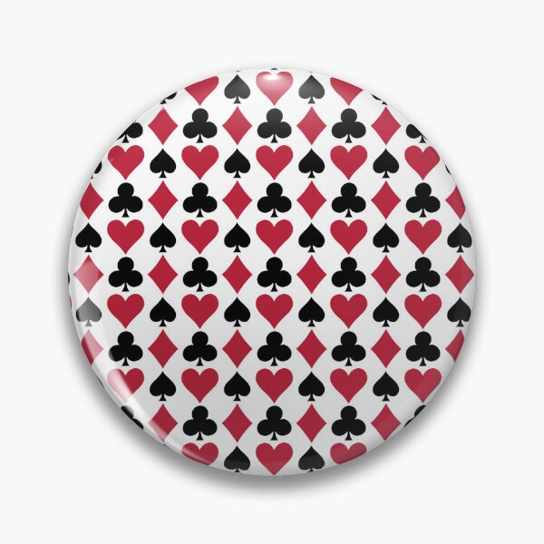 Item preview, Small Card suits - Playing Card Suits Pattern Red Black Hearts Spades Diamonds designed and sold by DColourMuse.