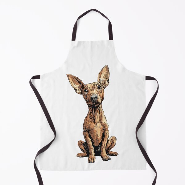 Item preview, Red Miniature Pinscher Dog Illustration designed and sold by whyitsme.