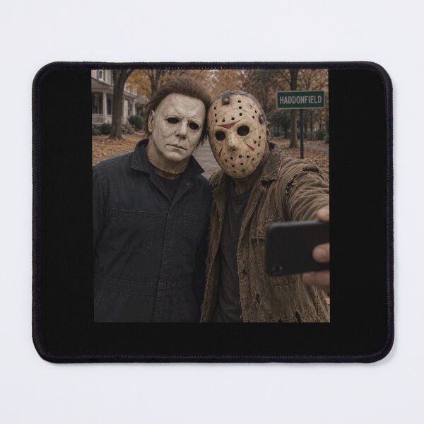 Item preview, Michael Myers Tshirts Jason Voorhees Taking Selfies Horror Movie designed and sold by griffithrbb35.