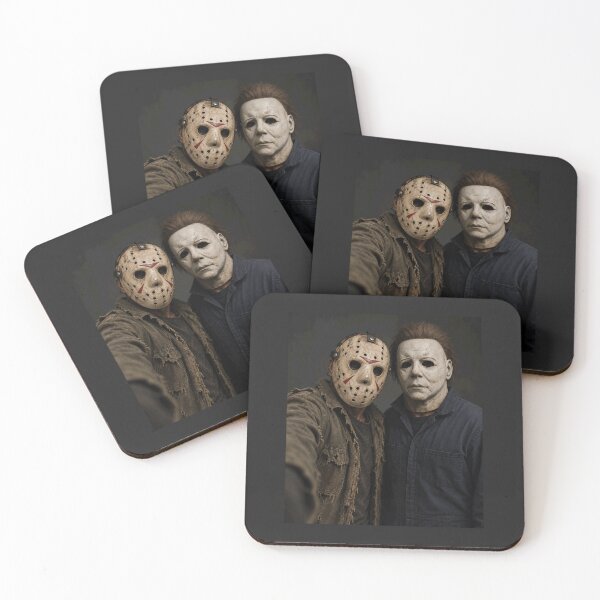 Item preview, Michael Myers Tshirts Jason Voorhees Taking A Selfie Halloween Horror designed and sold by griffithrbb35.