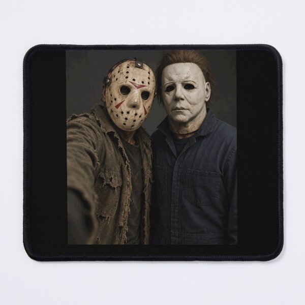 Item preview, Michael Myers Tshirts Jason Voorhees Taking A Selfie Halloween Horror designed and sold by griffithrbb35.