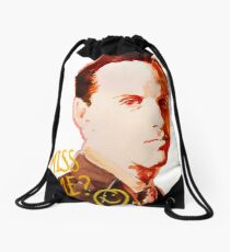 Miss me? - Jim Moriarty Drawstring Bag