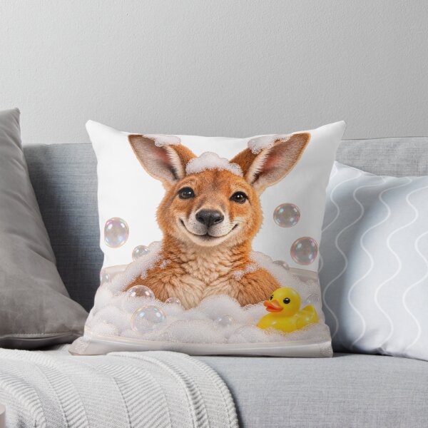 Item preview, Red Kangaroo Bathtub Happy Soak designed and sold by Sillytoe.