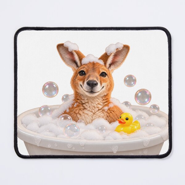 Item preview, Red Kangaroo Bathtub Happy Soak designed and sold by Sillytoe.