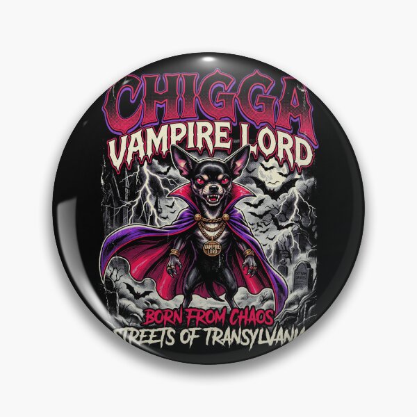 Item preview, Chihuahua Vampire Halloween 90s Vintage Bootleg Art designed and sold by MTRBSK11.