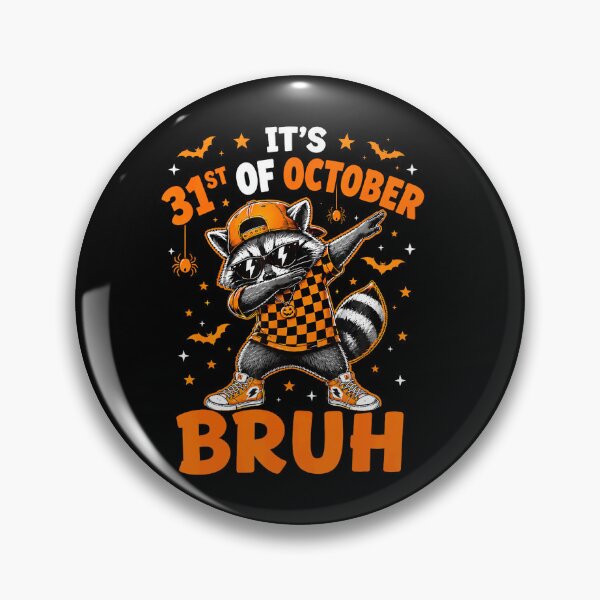 Item preview, 31st Of October Bruh Dabbing Raccoon Halloween designed and sold by HayleePacoch.