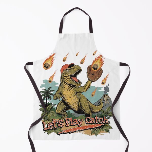 Item preview, T-Rex Plays Catch Retro designed and sold by Moody Critters.