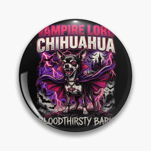 Item preview, Chihuahua Vampire Halloween Dracula Cape Vintage Art designed and sold by MTRBSK11.