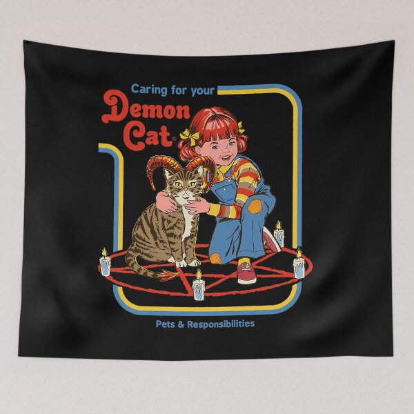 Item preview, Caring For Your Demon Cat designed and sold by gomaboART.