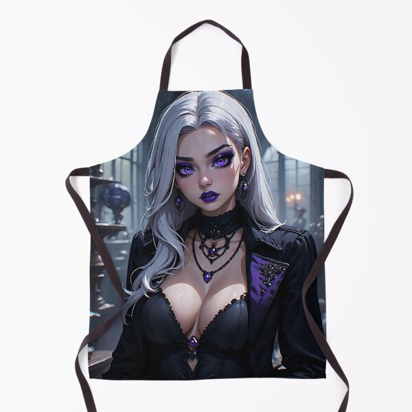 Item preview, Hot Halloween Anime Babe Goth Mommy Waifu Woman designed and sold by Your New Fixation.