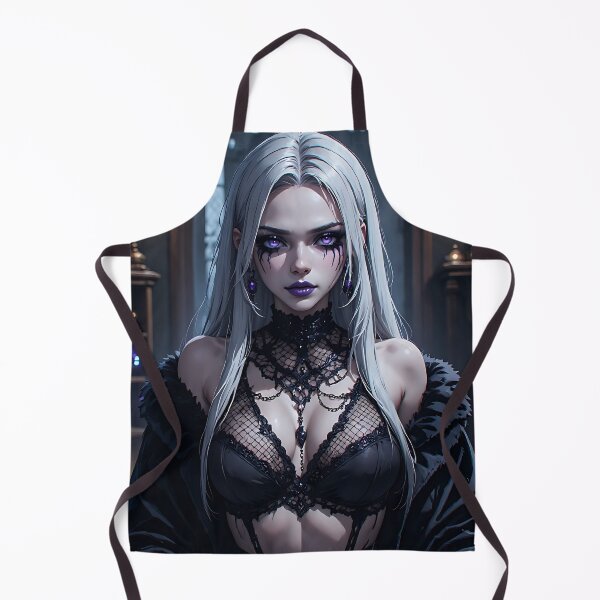 Item preview, Hot Halloween Anime Babe Goth Mommy Waifu Woman designed and sold by Your New Fixation.