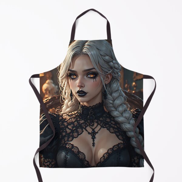 Item preview, Hot Halloween Anime Babe Goth Mommy Waifu Woman designed and sold by Your New Fixation.