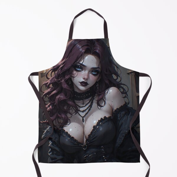 Item preview, Hot Halloween Anime Babe Goth Mommy Waifu Woman designed and sold by Your New Fixation.