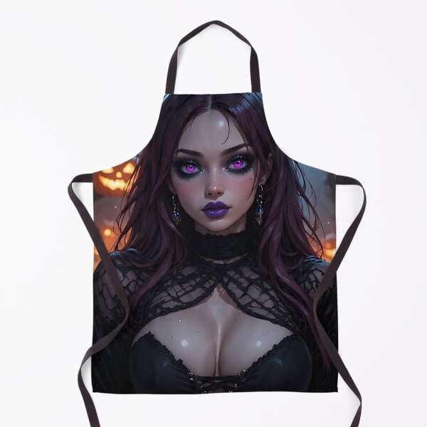 Item preview, Hot Halloween Anime Babe Goth Mommy Waifu Woman designed and sold by Your New Fixation.