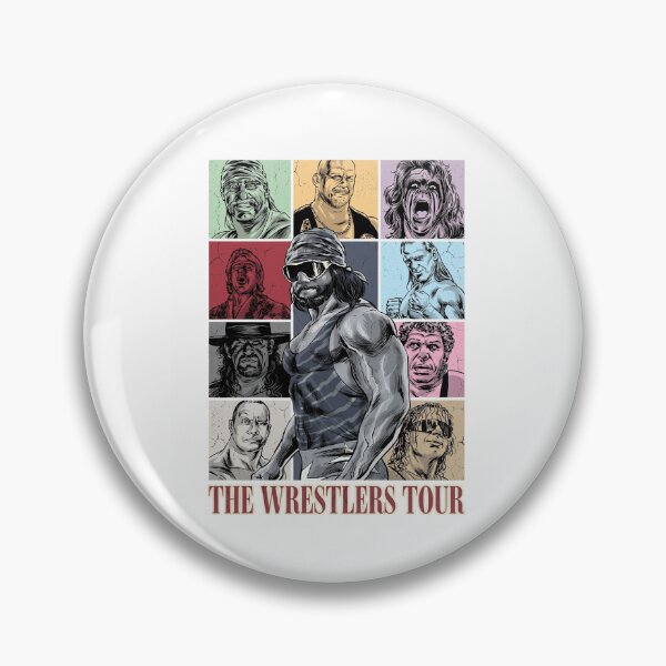 Item preview, The Wrestlers Tour Vintage Retro Pro Wrestling Legends Grid Art designed and sold by gamoreRony.