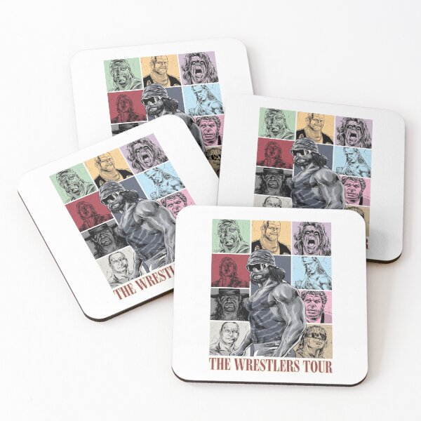 Item preview, The Wrestlers Tour Vintage Retro Pro Wrestling Legends Grid Art designed and sold by gamoreRony.