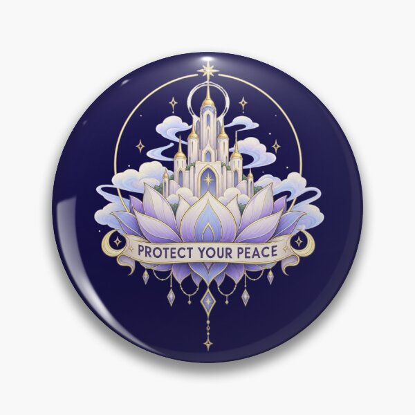 Item preview, Protect Your Peace Celestial Lotus Castle designed and sold by MH Digital Studio .