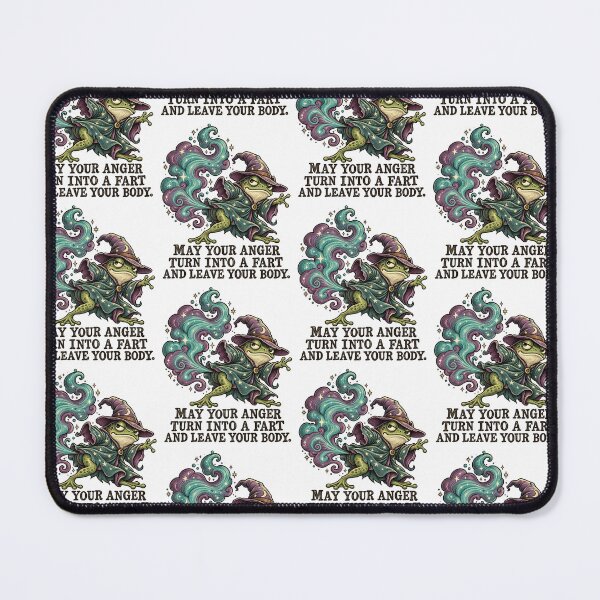 Item preview, May Your Anger Turn Into A Fart Wizard Frog Funny Sarcastic Toad Art designed and sold by KippyMcCall.