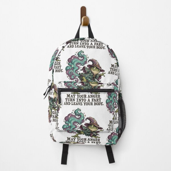 Item preview, May Your Anger Turn Into A Fart Wizard Frog Funny Sarcastic Toad Art designed and sold by KippyMcCall.