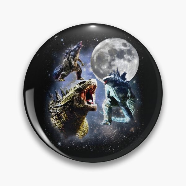 Item preview, Gojira Minus Zero Howling Moon Retro Monsters Vintage Fan Art designed and sold by BryantDylanLove.