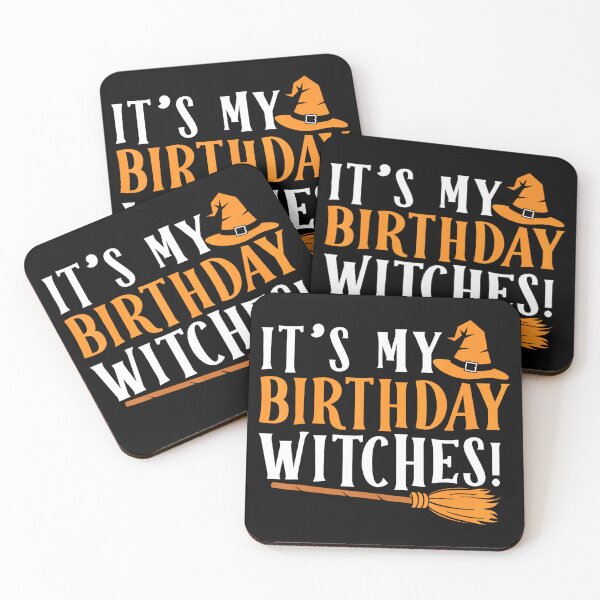 Item preview, It Is My Birthday Witch Halloween October designed and sold by LouisaOReilly.
