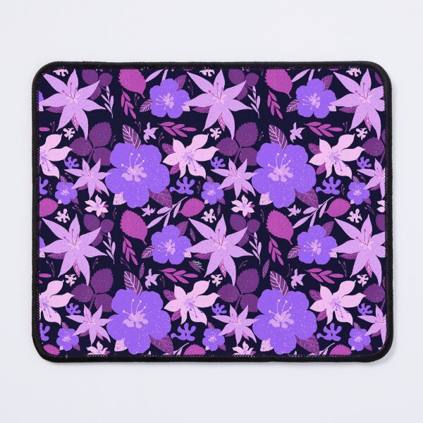 Item preview, Purple Whimsy Florals designed and sold by DoodleMermaid.