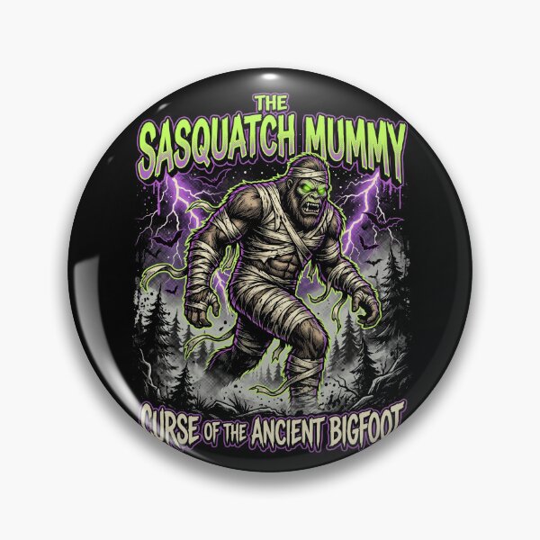 Item preview, Bigfoot Mummy Halloween 90s Vintage Bootleg Art designed and sold by MTRBSK11.