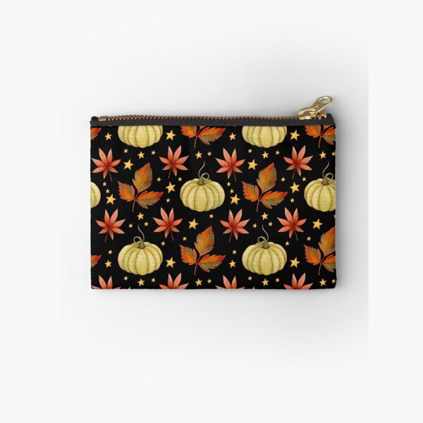 Item preview, Celestial Dark Cottagecore Sage Pumpkin Autumn Leaf Star Pattern designed and sold by FestivityFinds.
