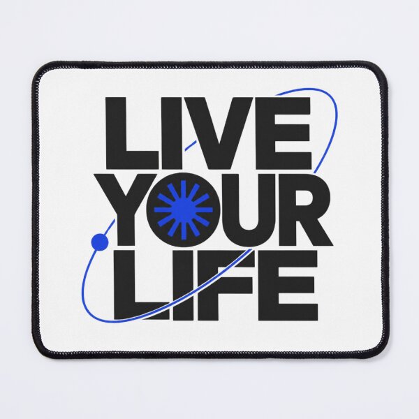 Item preview, Live Your Life Typography Motivational T-Shirt Design designed and sold by OumaAL.