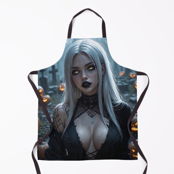 Item preview, Hot Halloween Anime Babe Goth Mommy Waifu Woman designed and sold by Your New Fixation.