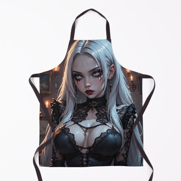 Item preview, Hot Halloween Anime Babe Goth Mommy Waifu Woman designed and sold by Your New Fixation.