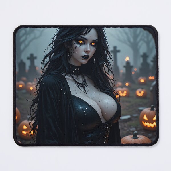 Item preview, Hot Halloween Anime Babe Goth Mommy Waifu Woman designed and sold by Your New Fixation.