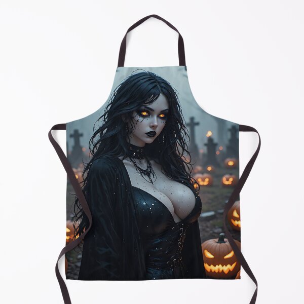 Item preview, Hot Halloween Anime Babe Goth Mommy Waifu Woman designed and sold by Your New Fixation.
