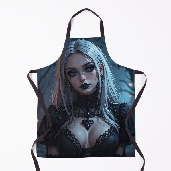 Item preview, Hot Halloween Anime Babe Goth Mommy Waifu Woman designed and sold by Your New Fixation.