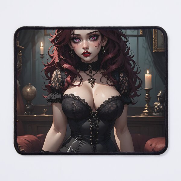 Item preview, Hot Halloween Anime Babe Goth Mommy Waifu Woman designed and sold by Your New Fixation.