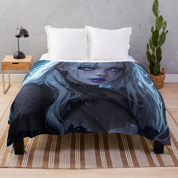 Item preview, Hot Halloween Anime Babe Goth Mommy Waifu Woman designed and sold by Your New Fixation.