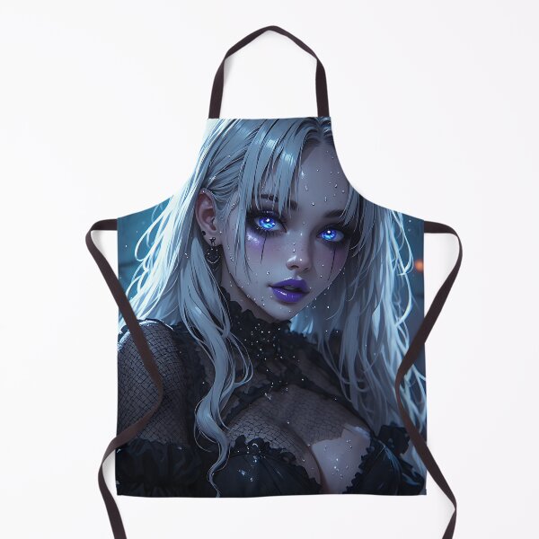 Item preview, Hot Halloween Anime Babe Goth Mommy Waifu Woman designed and sold by Your New Fixation.