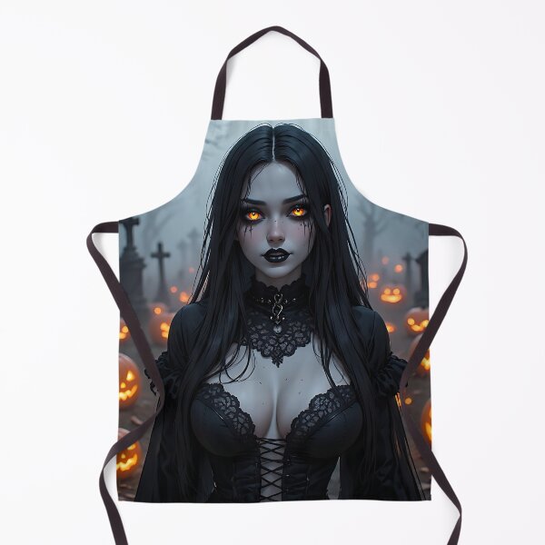Item preview, Hot Halloween Anime Babe Goth Mommy Waifu Woman designed and sold by Your New Fixation.