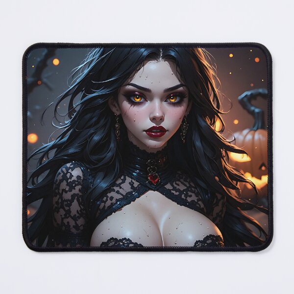 Item preview, Hot Halloween Anime Babe Goth Mommy Waifu Woman designed and sold by Your New Fixation.