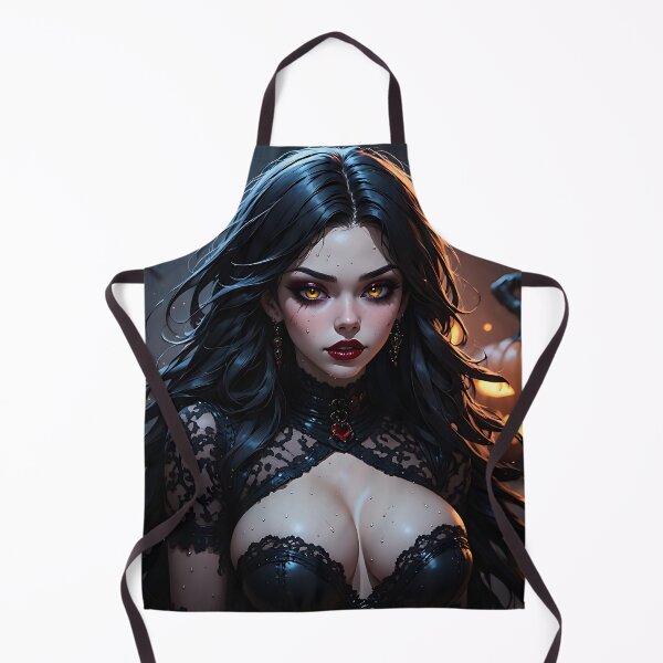 Item preview, Hot Halloween Anime Babe Goth Mommy Waifu Woman designed and sold by Your New Fixation.