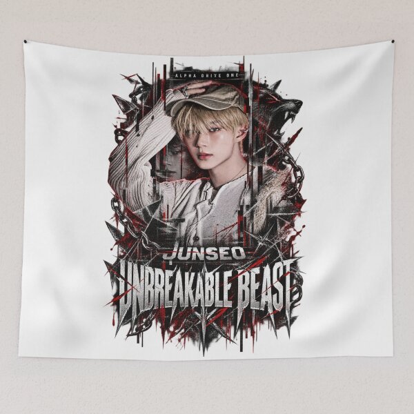 Item preview, ALPHA DRIVE ONE Junseo Unbreakable Kpop Design designed and sold by Valeree Store.
