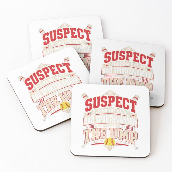 Item preview, Suspect Yells At The Ump Funny Softball Mom Baseball Umpire Sports Art designed and sold by gamoreRony.