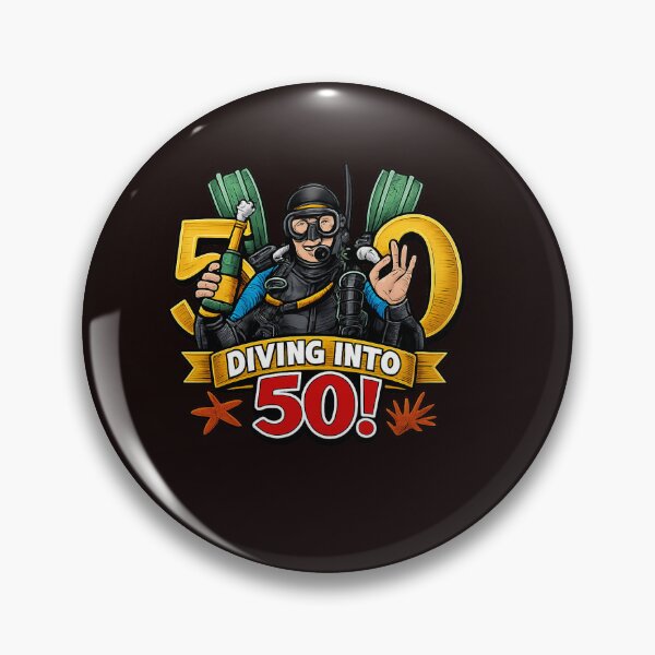 Item preview, Scuba 50th Birthday  designed and sold by Thanineemedia.
