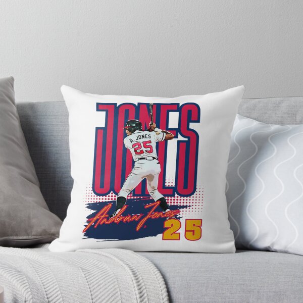 Item preview,  Andruw Jones Baseball Art - Iconic Swing With Jersey 25 designed and sold by LindaStrawn9.