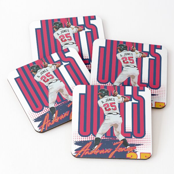 Item preview,  Andruw Jones Baseball Art - Iconic Swing With Jersey 25 designed and sold by LindaStrawn9.